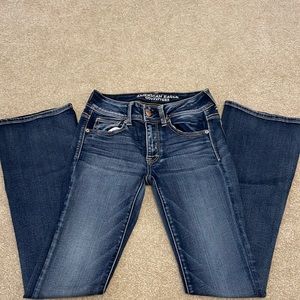 American Eagle KickBoot bootcut jeans.